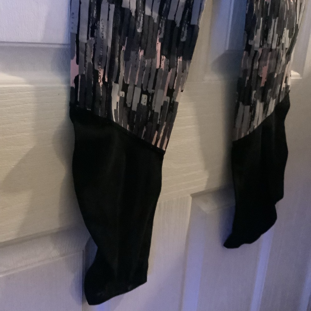 Calvin Klein Brand workout leggings, black, gray, pink colors, size M. - Picture 11 of 16